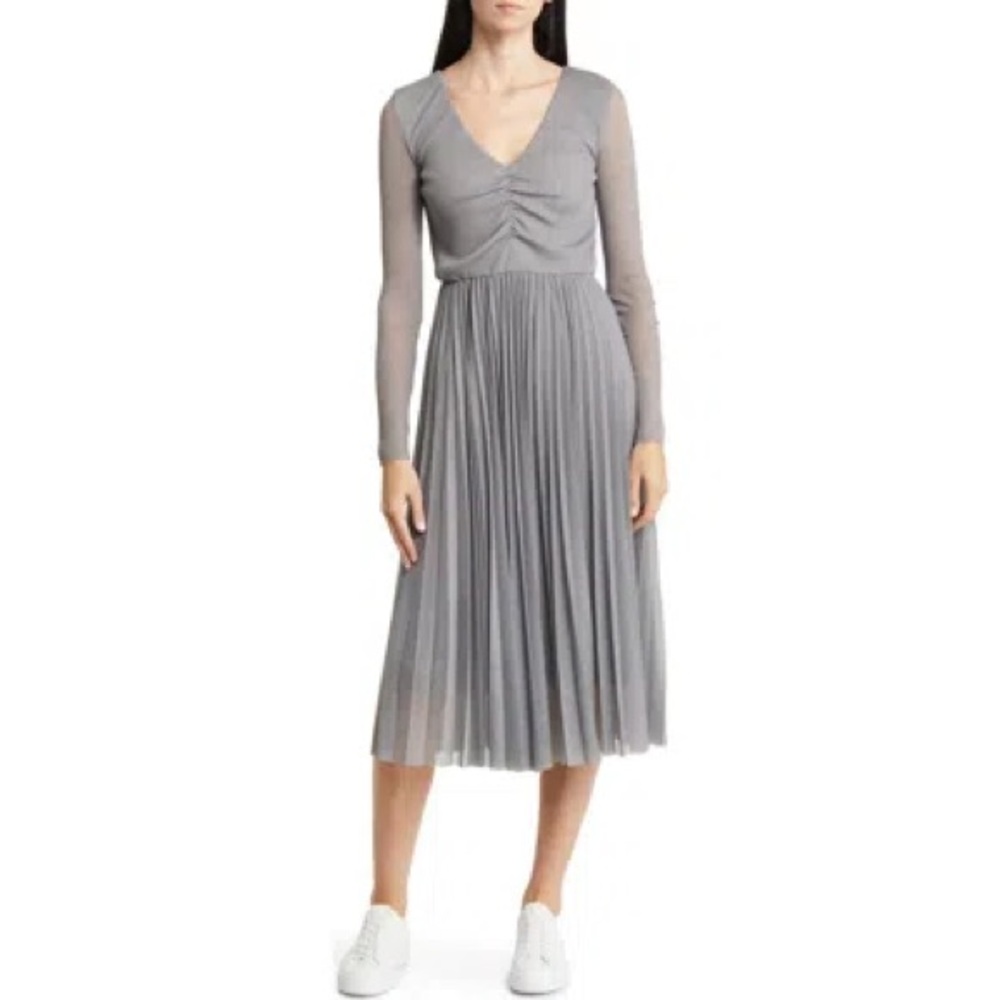 Hugo Boss Gray Maxi Dress